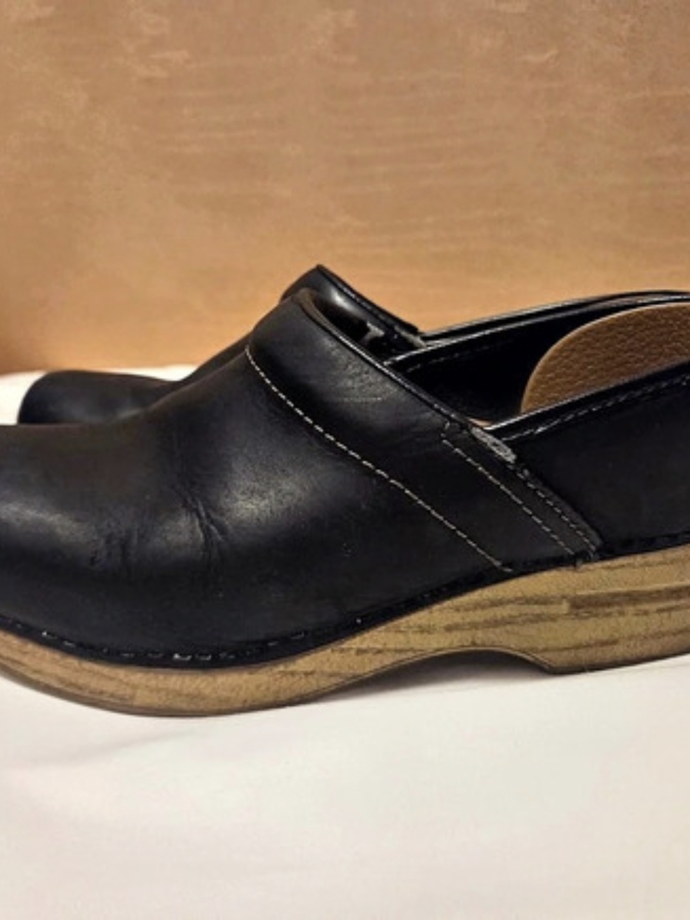 Dansko Professional Clog Oiled Leather Black & Brown EU 39